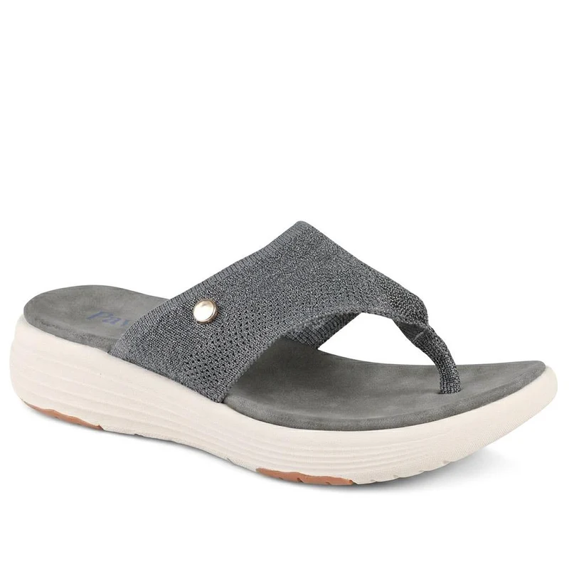 Cushioned Wedge Heel Toe Post Sandals - BAIZH43036 / 328 989