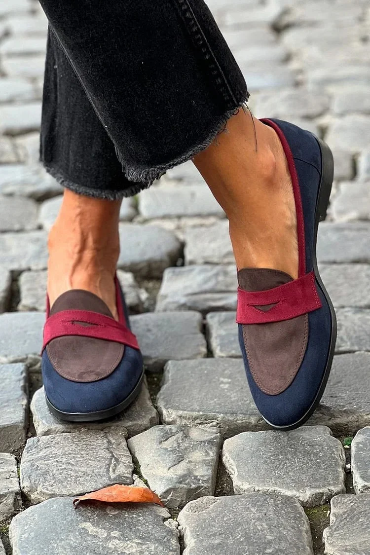 Janina | Elegante Loafer Mit Modernem Farbkontrast