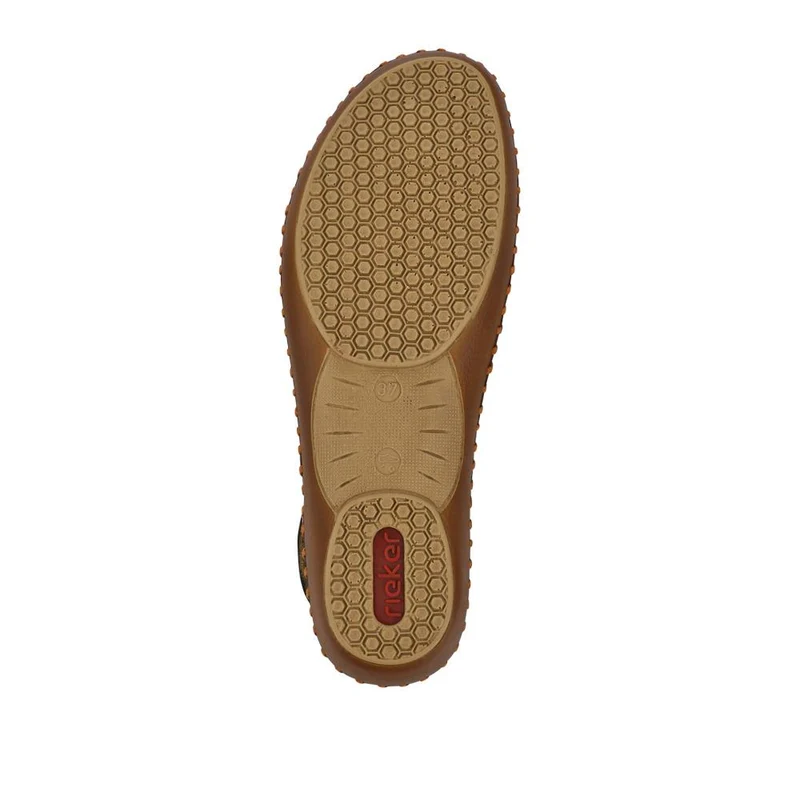 Rieker Touch-Fastening Sandals - RKR39538 / 325 034 - Green-Multi