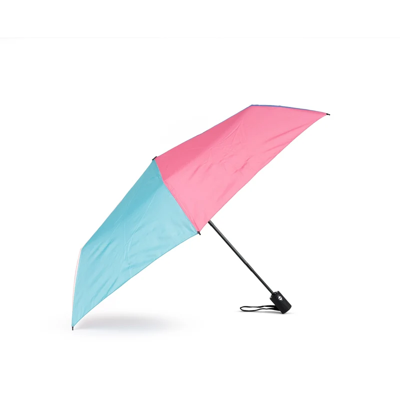 ROKA Waterloo Bright Rainbow Ultraleichter Regenschirm aus recyceltem Nylon