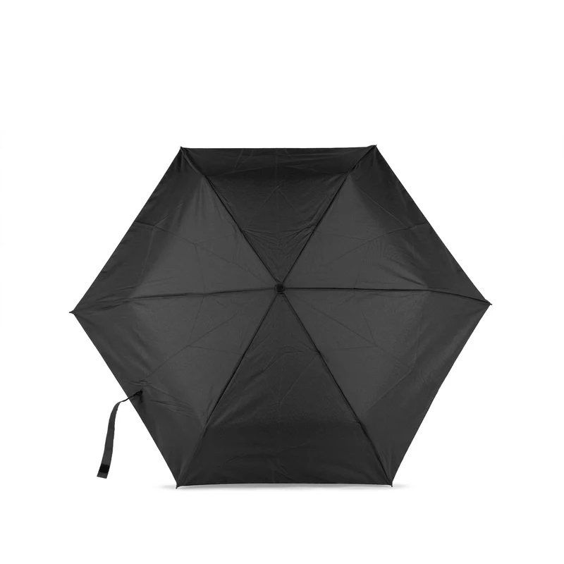 ROKA Waterloo – Ultraleichter Regenschirm aus recyceltem Nylon, Schwarz