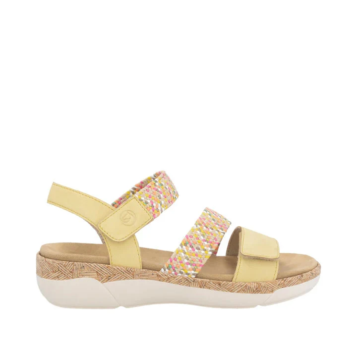 Remonte Damen Fashion Sandale - Gelb
