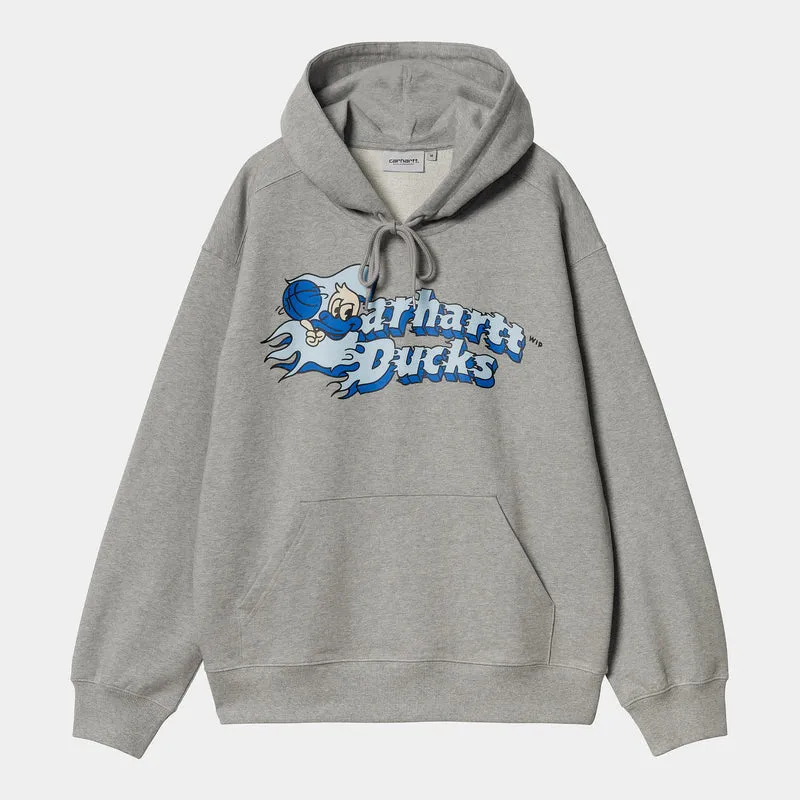 Carhartt WIP Flaming Ducks Hoodie für Herren - Grau meliert