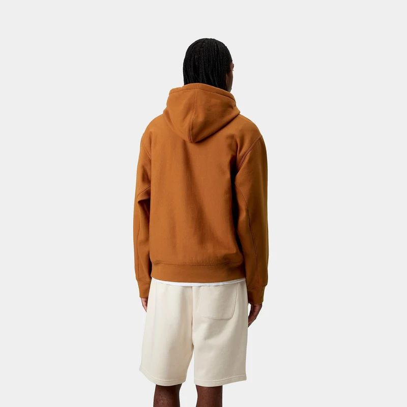 Carhartt WIP Herren American Script Hoodie - Sienna
