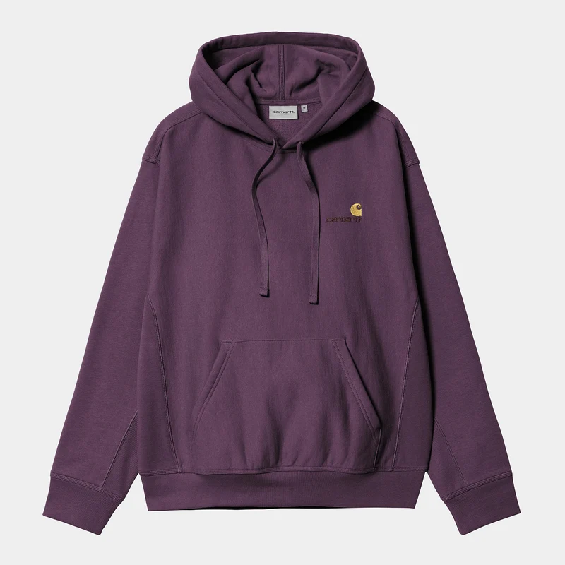 Carhartt WIP Herren American Script Hoodie - Huckleberry