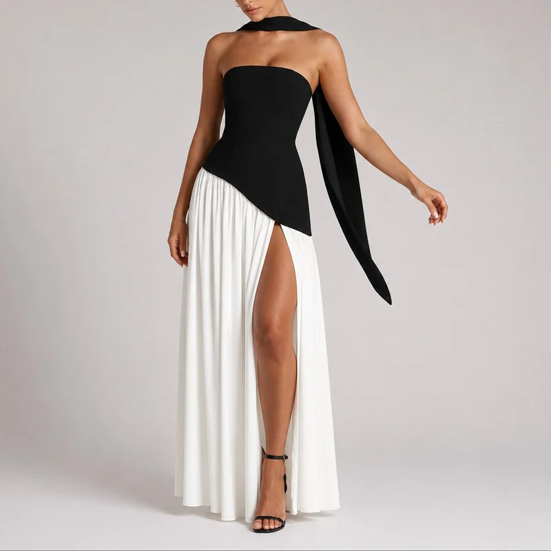 Emma | Elegantes Herbst-Hochzeits Maxikleid