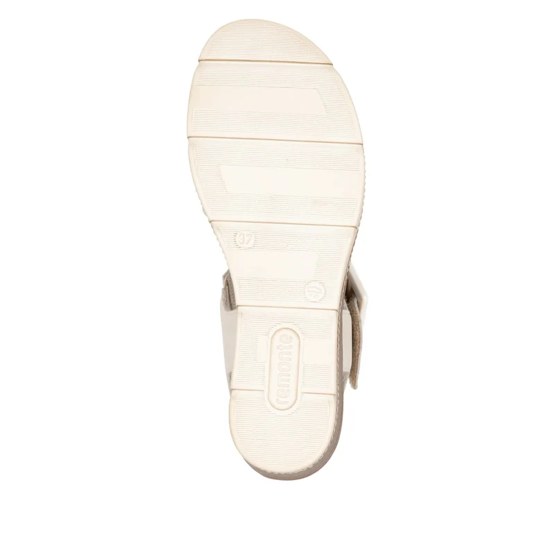 Remonte Modische Keilsandalette für Damen – Beige
