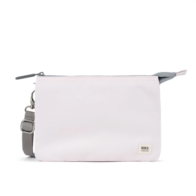 ROKA Carnaby Crossbody XL Transcendent Pink Recycled Canvas Bag