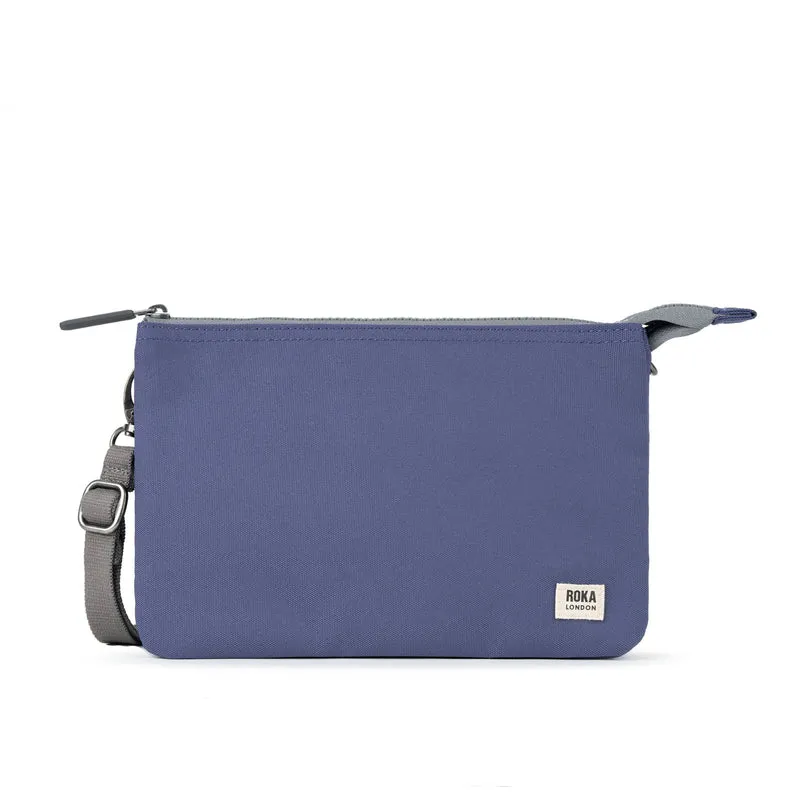 ROKA Carnaby Crossbody XL Future Dusk Tasche aus recyceltem Canvas