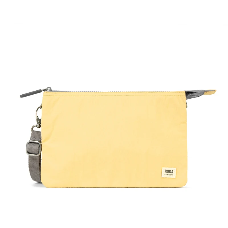 ROKA Carnaby Crossbody XL Champagner Taslon Tasche