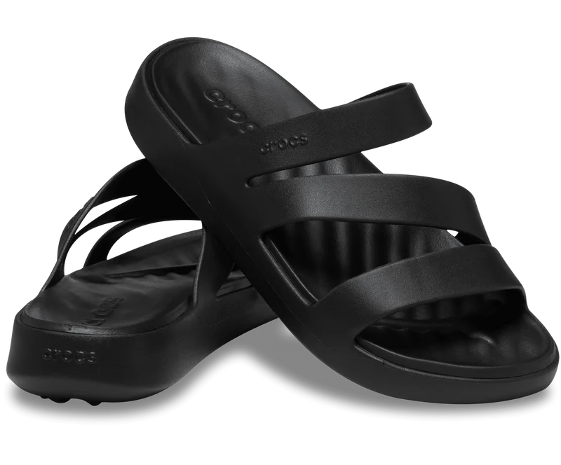 CROCS Getaway Riemchensandale - Schwarz