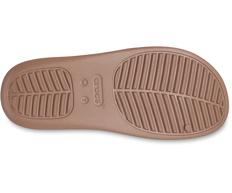 CROCS Getaway Plateau-Sandale mit H-Riemen - Latte