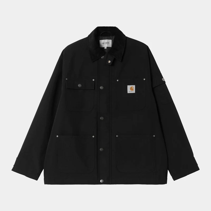 Carhartt WIP Herren Clapton Jacke - Schwarz / Schwarz