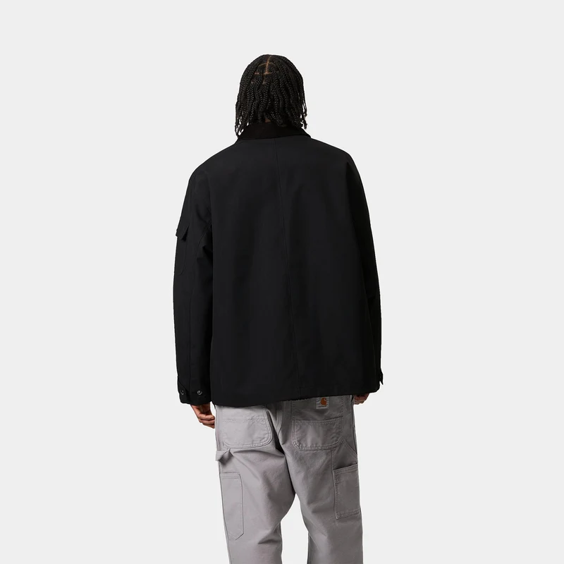 Carhartt WIP Herren Clapton Jacke - Schwarz / Schwarz