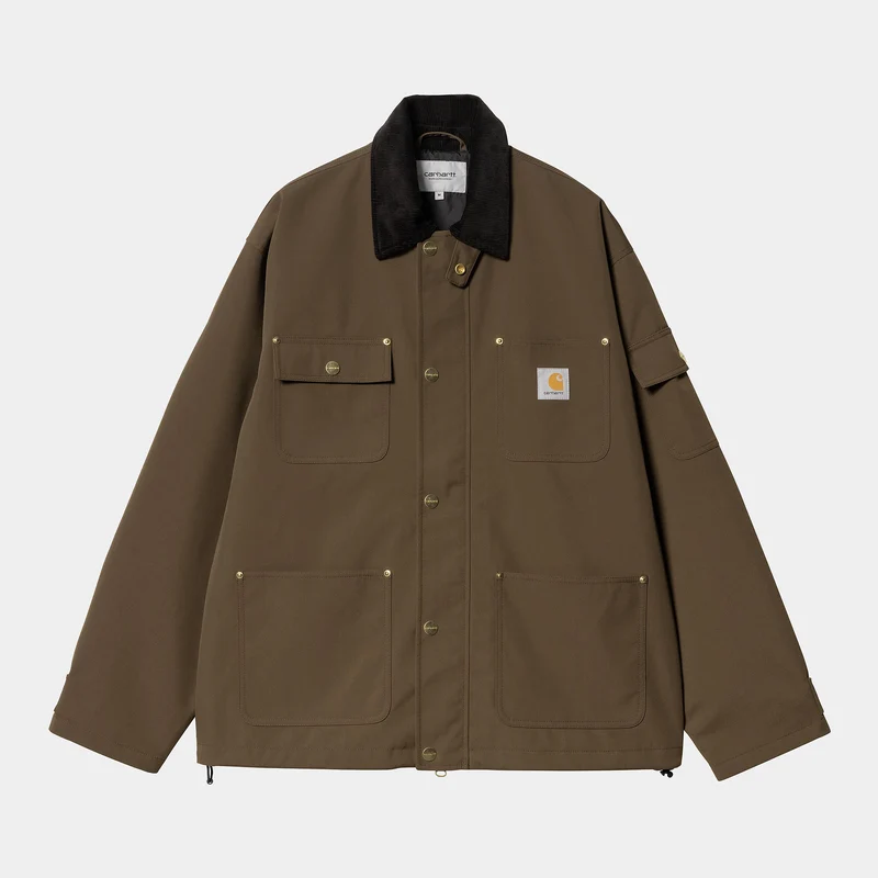 Carhartt WIP Herren Clapton Jacke - Liberica / Schwarz