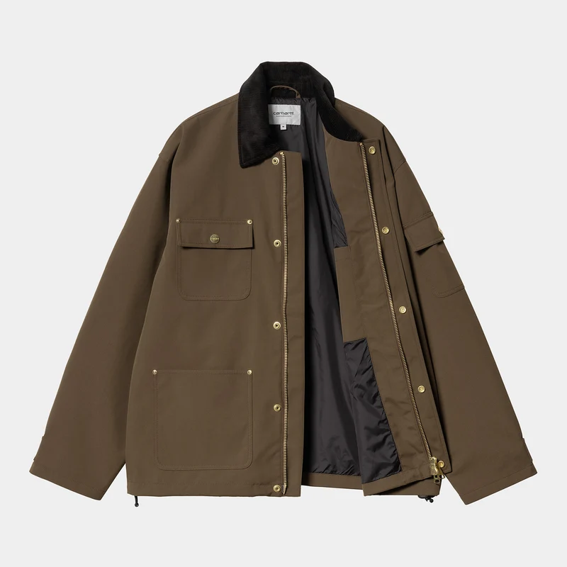Carhartt WIP Herren Clapton Jacke - Liberica / Schwarz