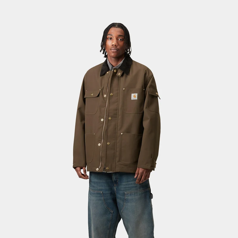 Carhartt WIP Herren Clapton Jacke - Liberica / Schwarz