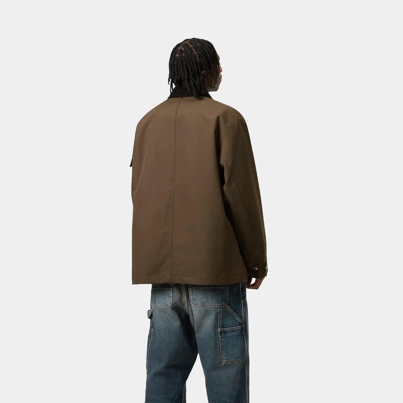 Carhartt WIP Herren Clapton Jacke - Liberica / Schwarz
