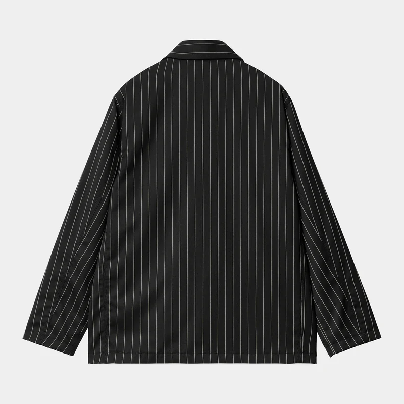 Carhartt WIP Herren Seaton Blazer Jacke - Schwarz / Wachs