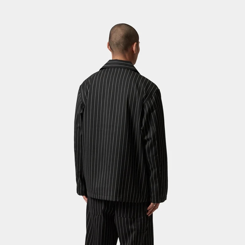 Carhartt WIP Herren Seaton Blazer Jacke - Schwarz / Wachs