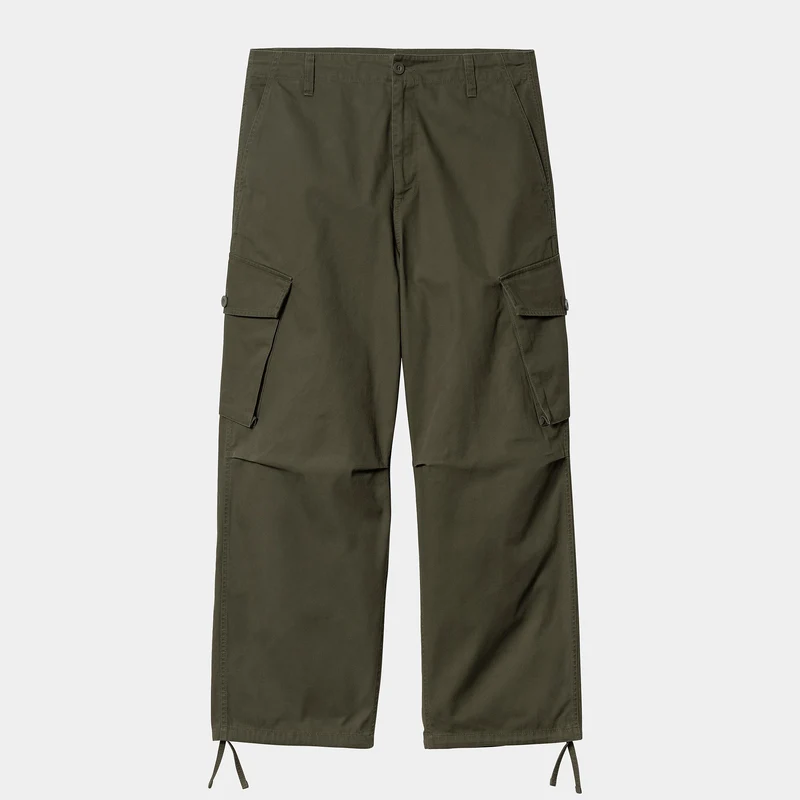 Carhartt WIP Herren Unit Baumwoll-Twill-Hose - Turtle Stone Washed