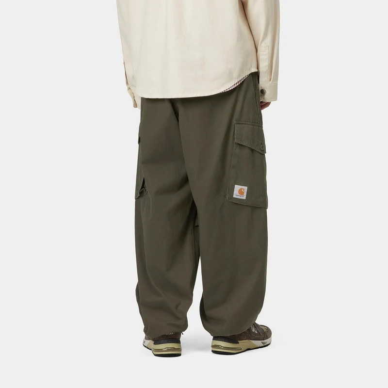 Carhartt WIP Herren Unit Baumwoll-Twill-Hose - Turtle Stone Washed