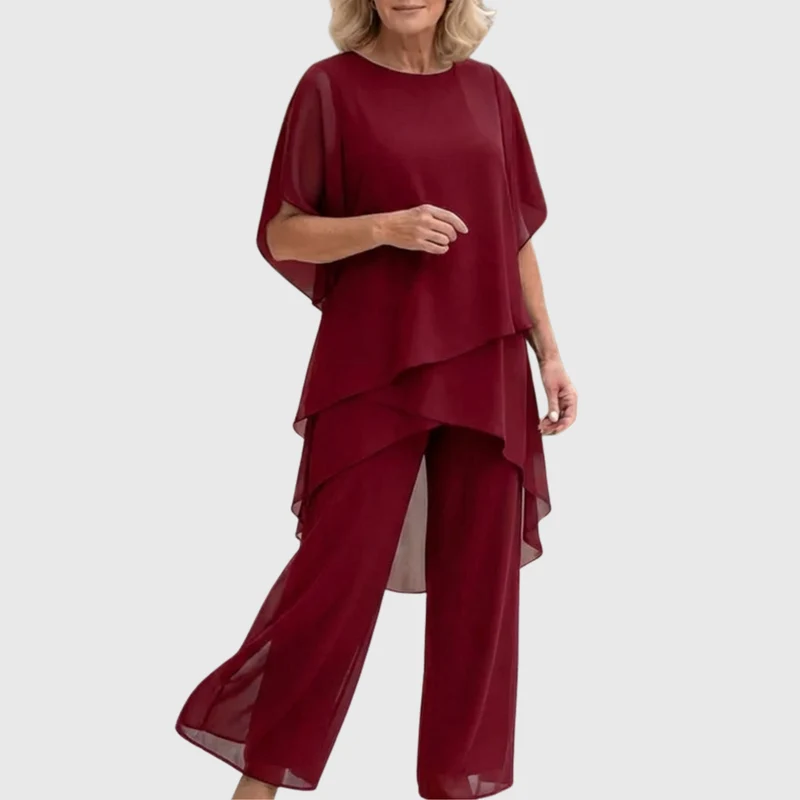 ELARA | Fließendes Palazzo Set für eleganten Komfort und Stil