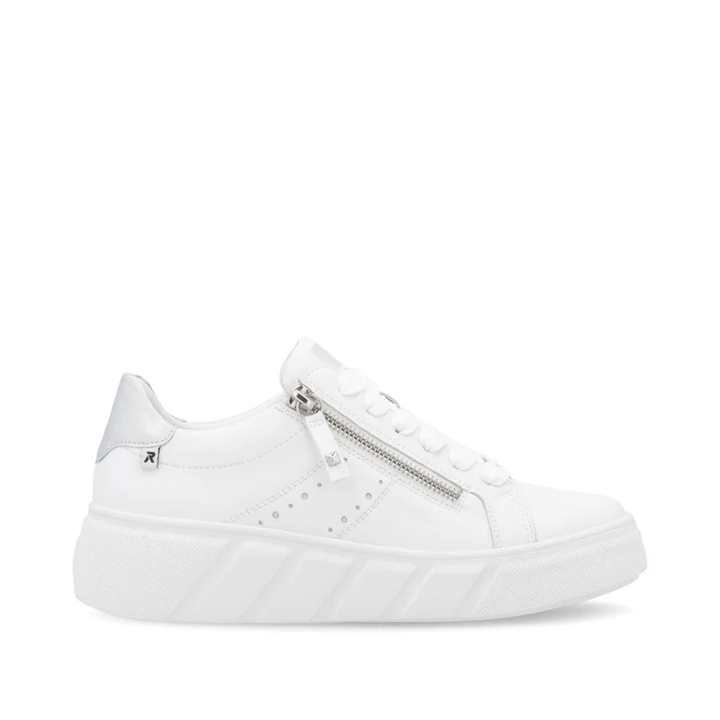 Rieker Damen-Sneakers „Evolution“ aus Leder - Weiß