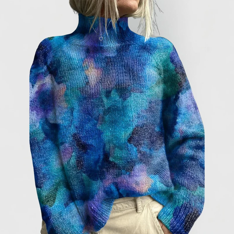 Elizabeth | Gemütlicher Damen Strickpullover Mit Naturmotiv
