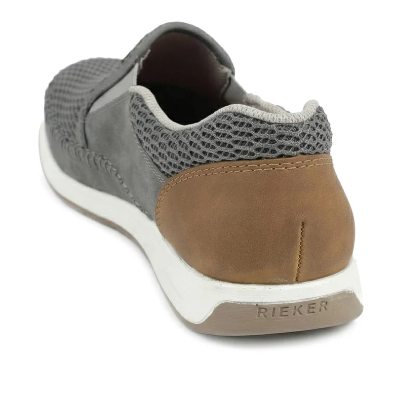 Elasticated Slip-On Shoes - RKR41534 / 326 934 - Grey