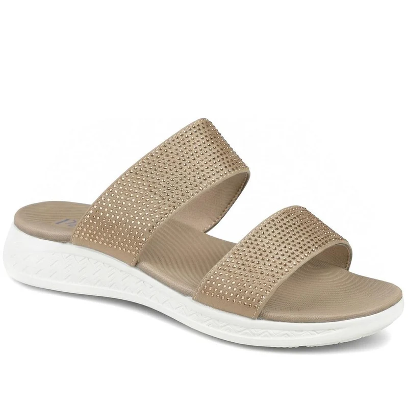 Lightweight Slip On Mule Sandals - BAIZH43006 / 329 054 - Bronze