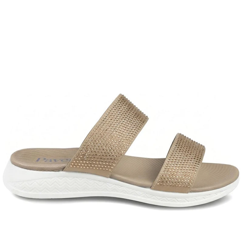 Lightweight Slip On Mule Sandals - BAIZH43006 / 329 054 - Bronze