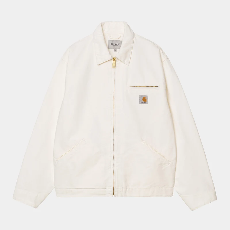Carhartt WIP Herren OG Detroit Jacke - Gewachste, gealterte Leinwand