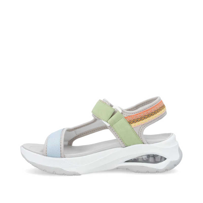 Rieker Damen Fashion Wedge Sportsandalen - Mehrfarbig