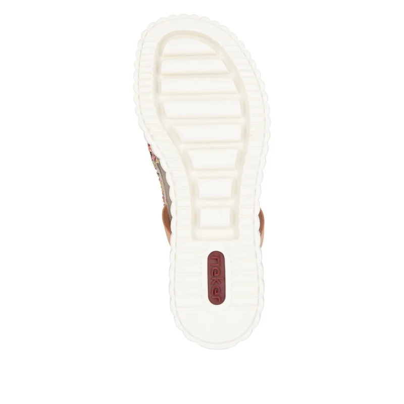 Rieker Damen Fashion Wedge Sandal - Mehrfarbig