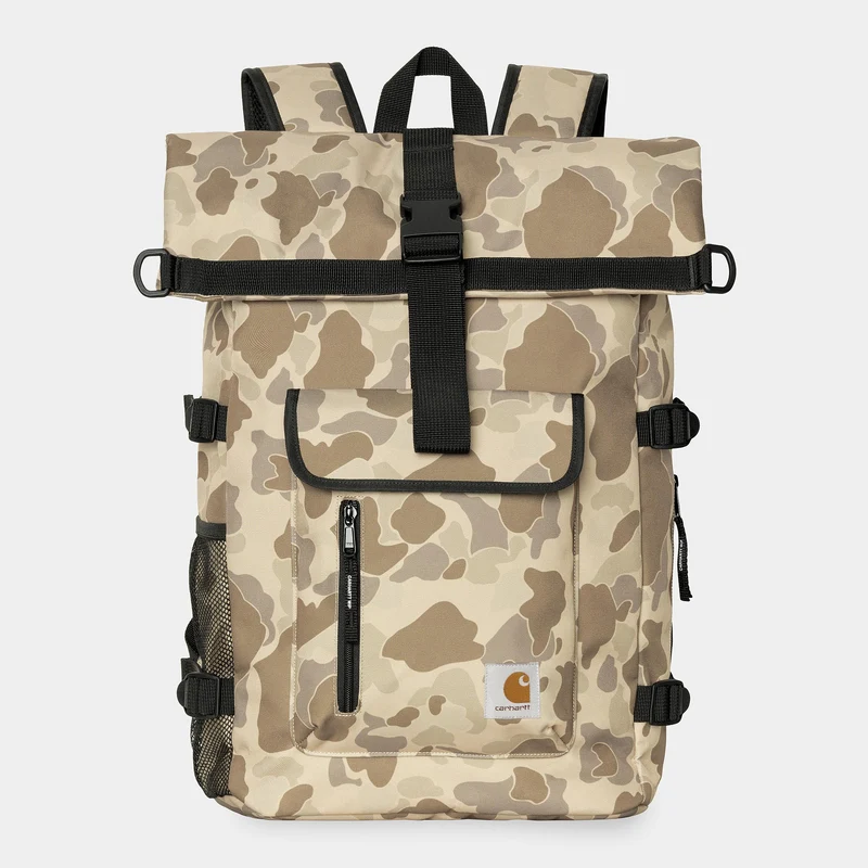 Carhartt WIP Herren Philis Rucksack – Tarnmuster „Duck Desert“