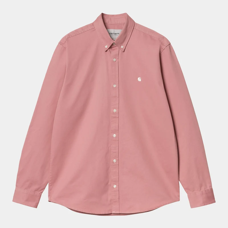 Carhartt WIP Herren Madison Hemd - Dusty Rose