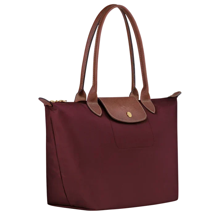 Damen Bordeaux Mittlere Nylon Tote Bag