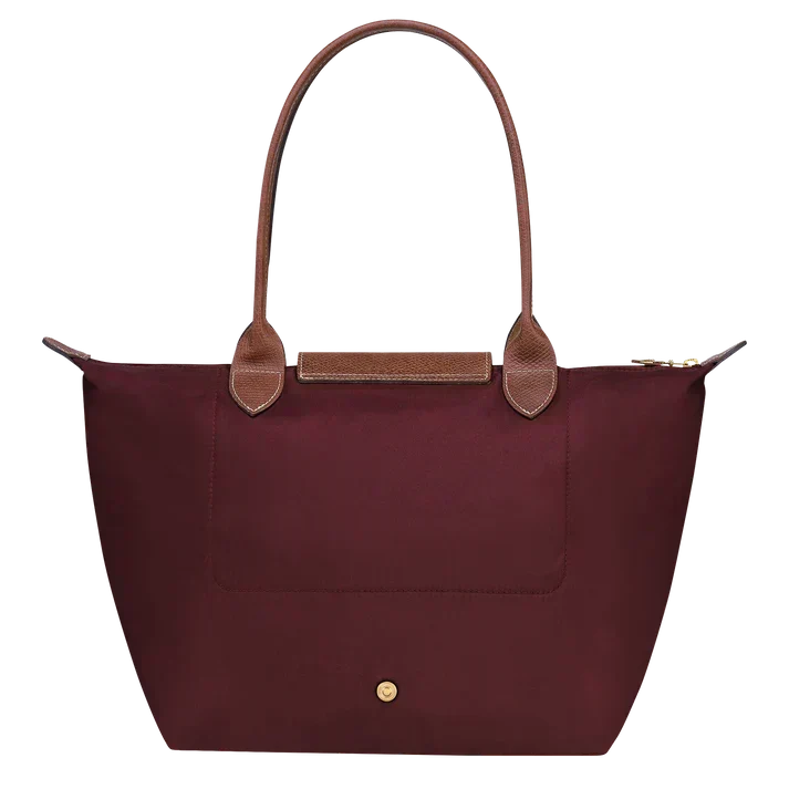 Damen Bordeaux Mittlere Nylon Tote Bag