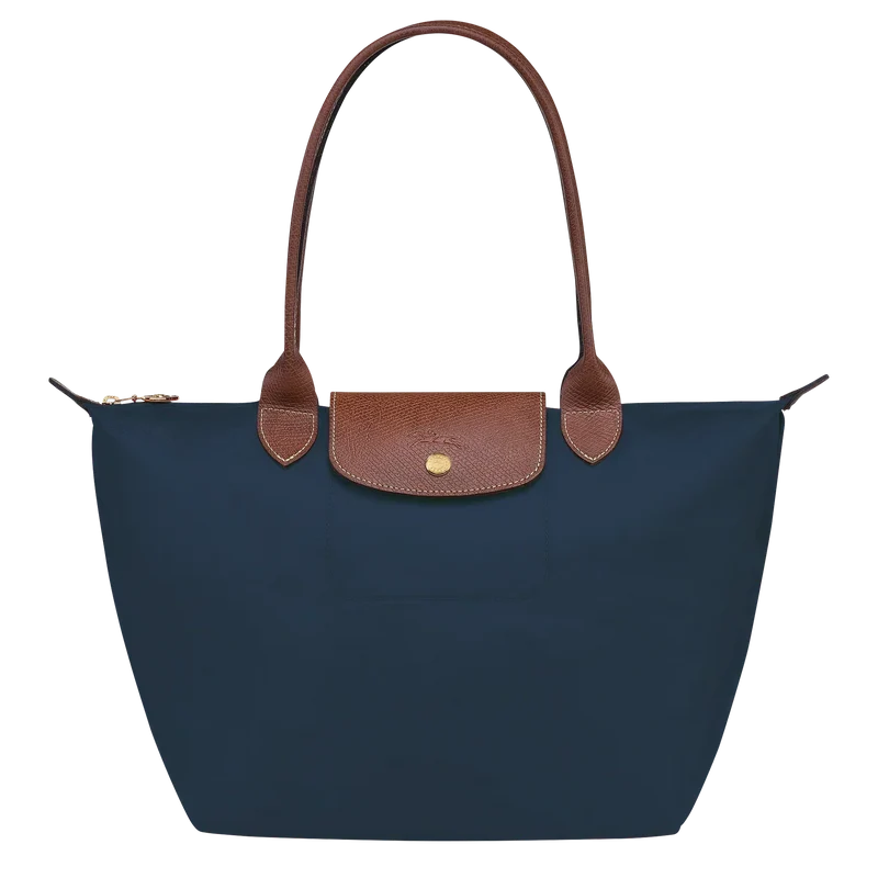 Damen Marineblaue Mittlere Nylon Tote Bag