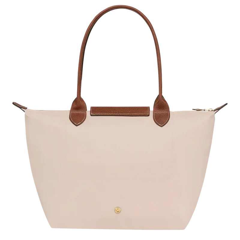 Damen Papierfarbene Mittlere Nylon Tote Bag
