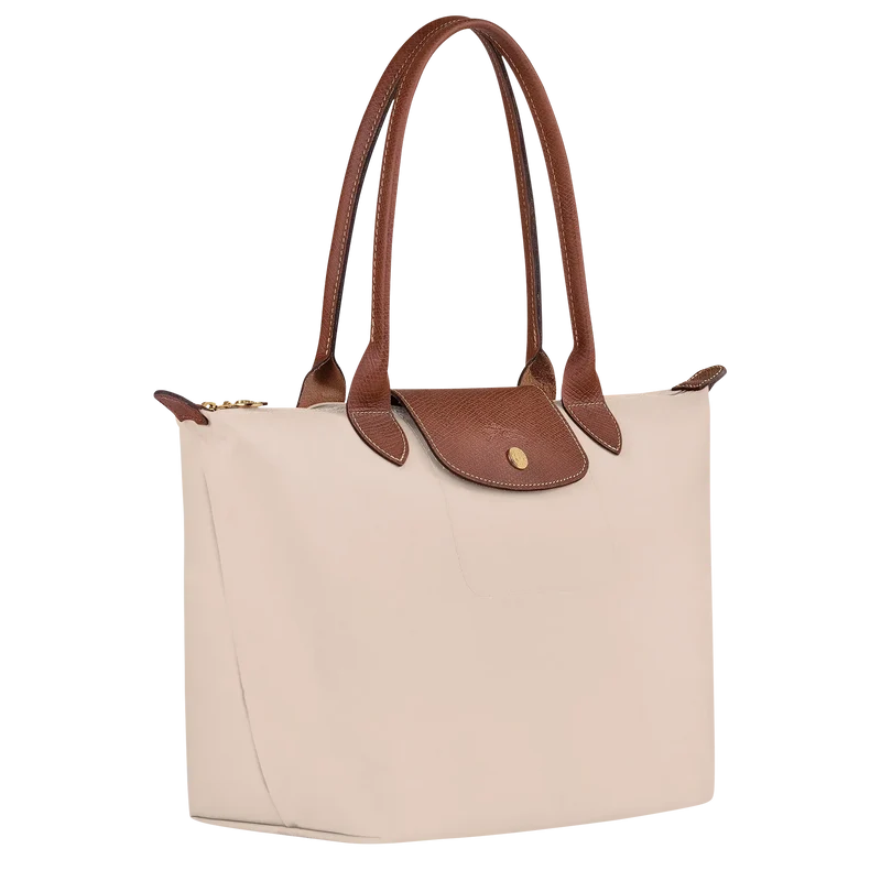 Damen Papierfarbene Mittlere Nylon Tote Bag