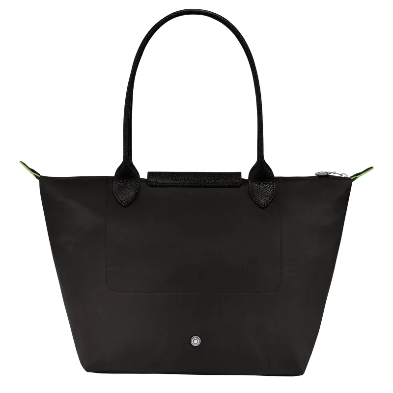 Damen Schwarze Mittlere Nylon Tote Bag