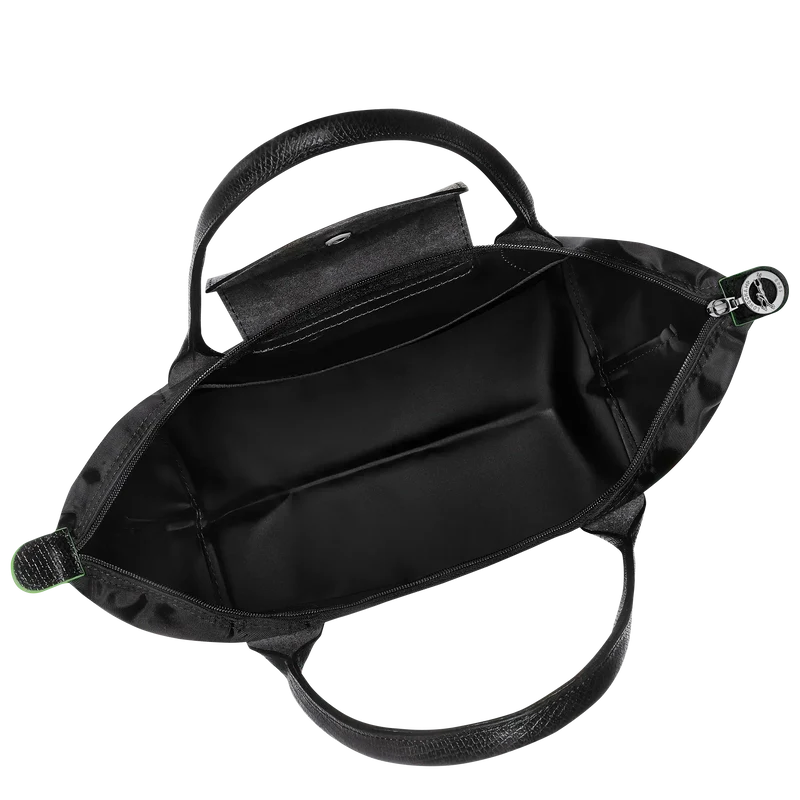 Damen Schwarze Mittlere Nylon Tote Bag
