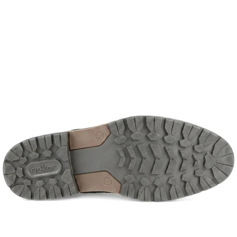 Rieker Wide Fit Suede Chukka Boots - RKR43052 / 330 225 - Khaki
