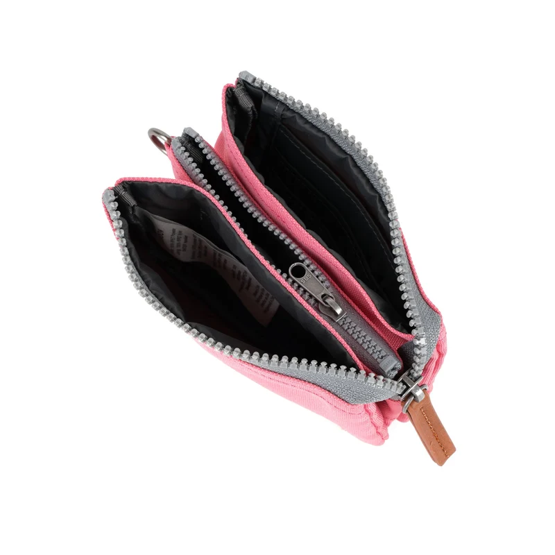 ROKA Carnaby Kleine Handtasche aus recyceltem Canvas mit Tulpenmotiv