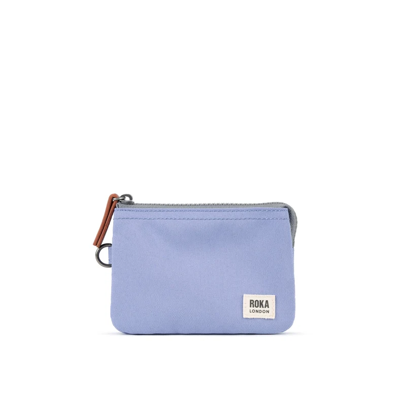 ROKA Carnaby Kleine Geldbörse aus recyceltem Canvas von Thistle