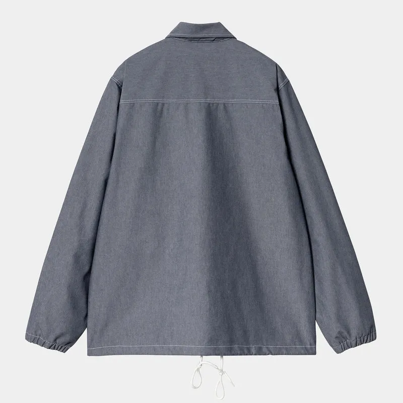 Carhartt WIP Blake Coach Jacke für Herren - Blau gespült