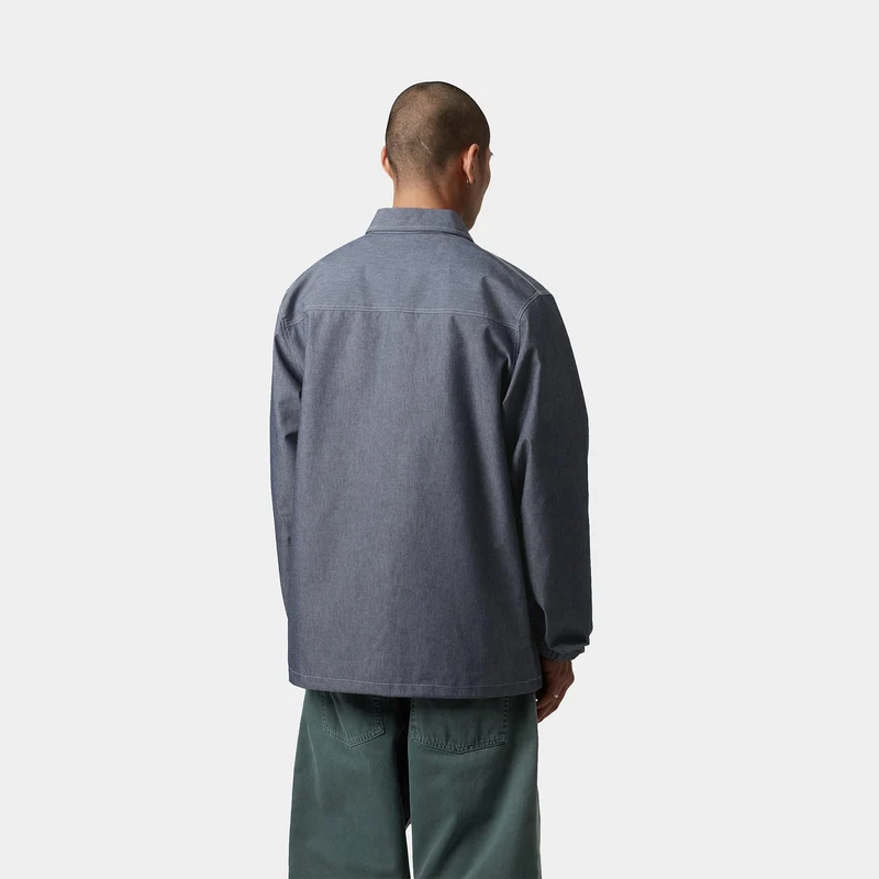 Carhartt WIP Blake Coach Jacke für Herren - Blau gespült