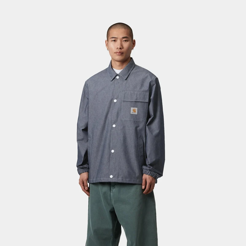 Carhartt WIP Blake Coach Jacke für Herren - Blau gespült